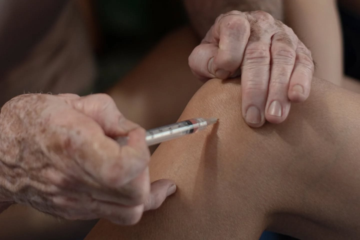 Infiltración de rodilla